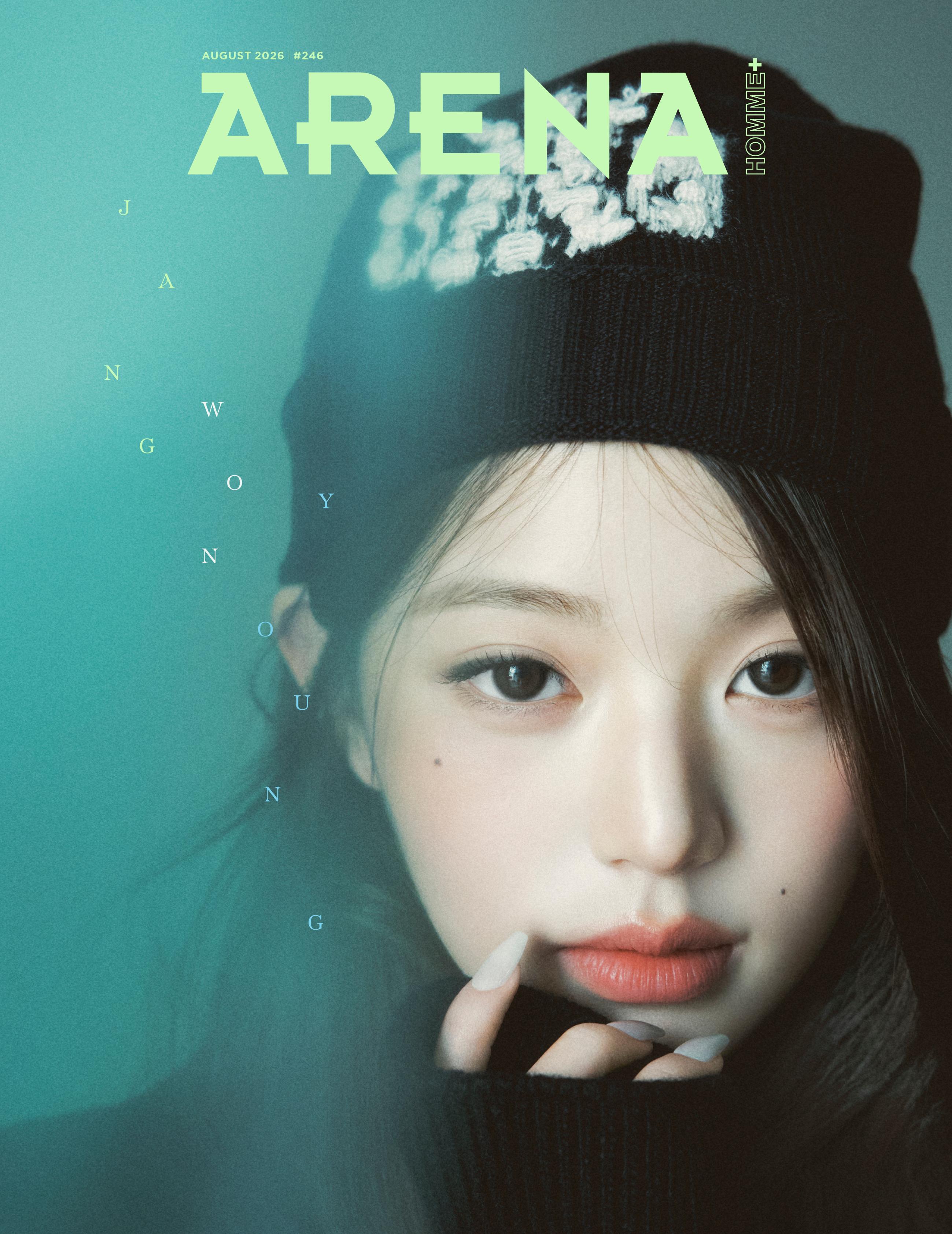 Arena Homme+ Корея 2026 АВГУСТ Jang Wonyoung, ATEEZ Seonghwa, TOMORROW X TOGETHER Cover A