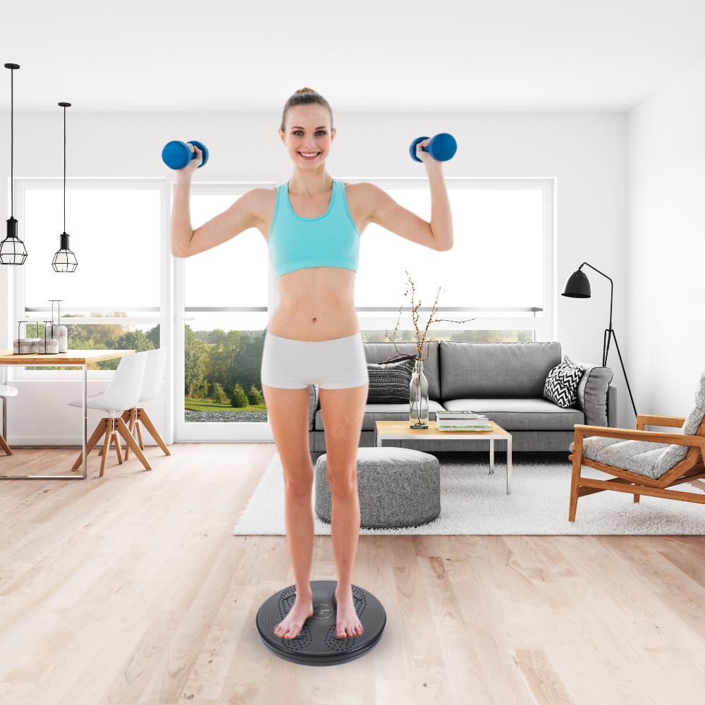 Twister exercise disc rotating foot massager magnets magnetotherapy fitness