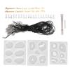 DIY Silicone Mold Jewelry Craft Pendant Making Irregular Mold Hand Drill Accessory Set