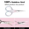 Multifunctional Stainless Steel Sharp Scissors Embroidery Needlework Scissors Shears Small Eyebrow Scissors for Household Beauty