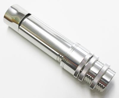 Angelrolle mit Kurbel, dicker Rollenfuß, Aluminium,