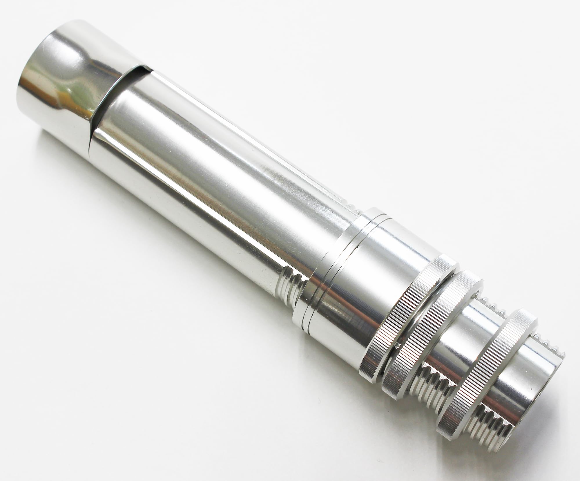 Angle Spinning Reel Seat, All-Aluminum, Thick Type