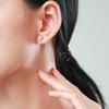 Tancise 925 Sterling Silver Zircon Earrings Drop Earrings For Women Wedding Party Gifts