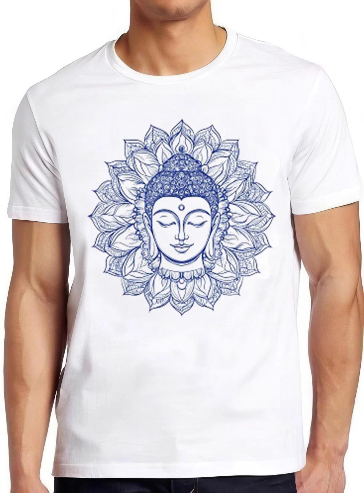 Buddha T Shirt Yoga Buddhist Namaste Wisdom Lotus Cool Gift Tee 2399 XL