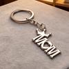 Keychain Pendant Lightweight Metal Texture Portable Key Ring Practical Stylish Keychain for Mother's Day/Father's