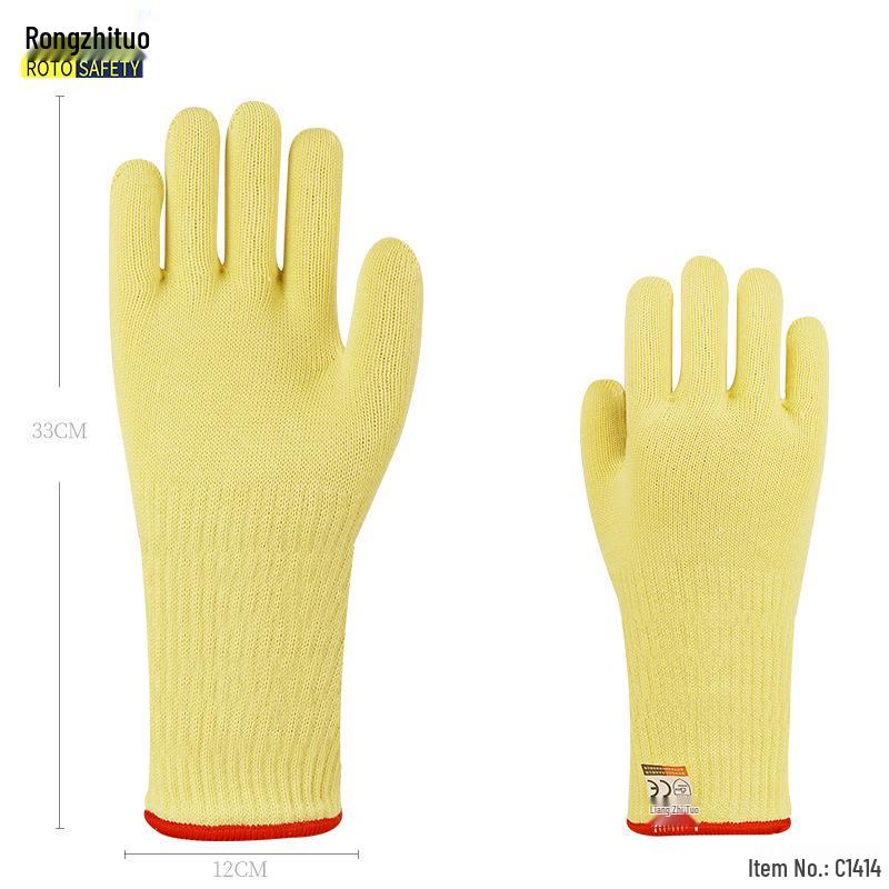 Ohnivzdorné Žáruvzdorné Flexibilní Aramidové Rukavice - Vysoká Teplota a Ochrana proti Řezu