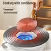 Removable Enamel Heat Conduction Plate: Prevents Pot Bottom Burn On Coal Gas Stoves and Offers Defrosting and Insulation.