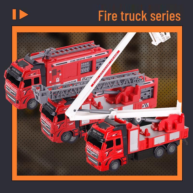 Little King Alloy Toy Pull-Back Excavator - Children's Construction Vehicle Model 