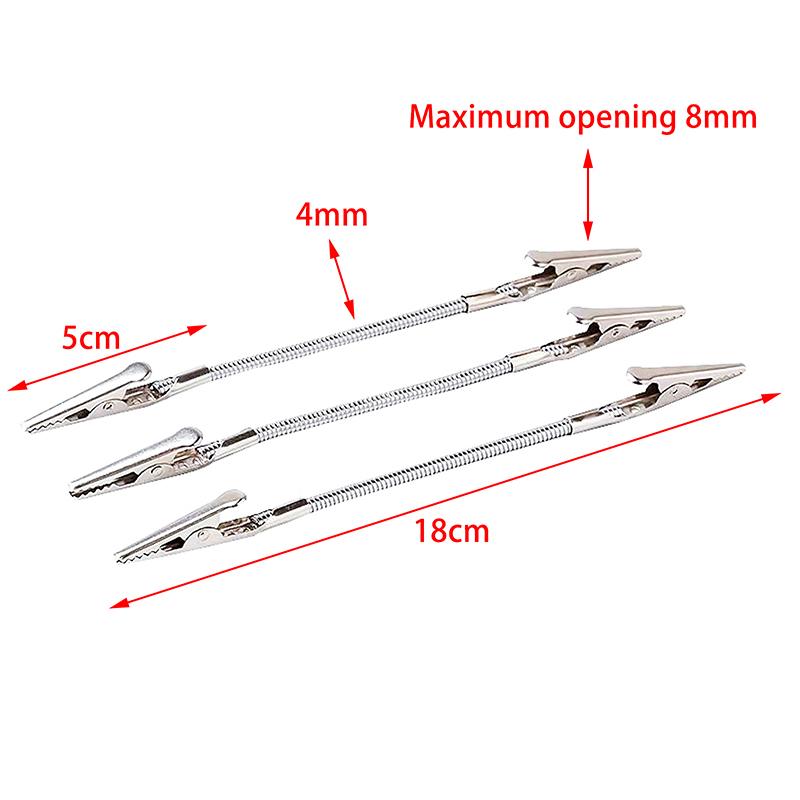 1/5/10 Pack Multi-Purpose Alligator Clip Double-Ended Hose Diy Memo Card Photo Picture Note Clip Office Accessories