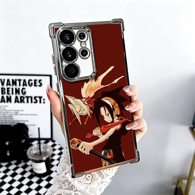 

Anime Shaman King Soft Phone Case For Samsung Galaxy S26 Ultra S25 Edge S24 FE S23 Plus S22 S21 + S20 Plating Anti-Fall Fundas Samsung S20 FE
