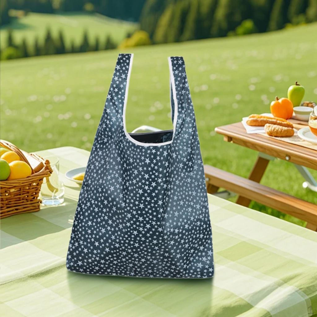 

Многоразовая сумка для покупок с ручками, подарочная сумка-тоут, складная для пикника и отпуска Style E