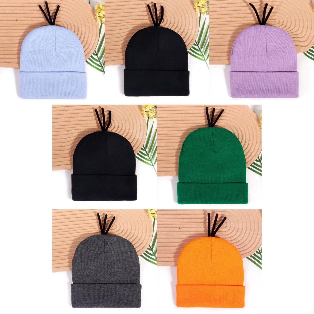Minions Knitted Hat With Warmth For Halloween Cosplay And Casual Winter Wear