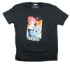 Fairy Tail Adult New T-Shirt - Natsu & Happy On A Flame Field