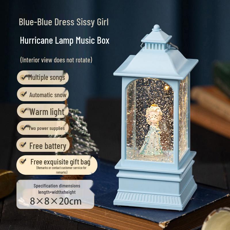 Rotating Crystal Ball Music Box - Ballet Princess Gift for Little Girls' Birthdays