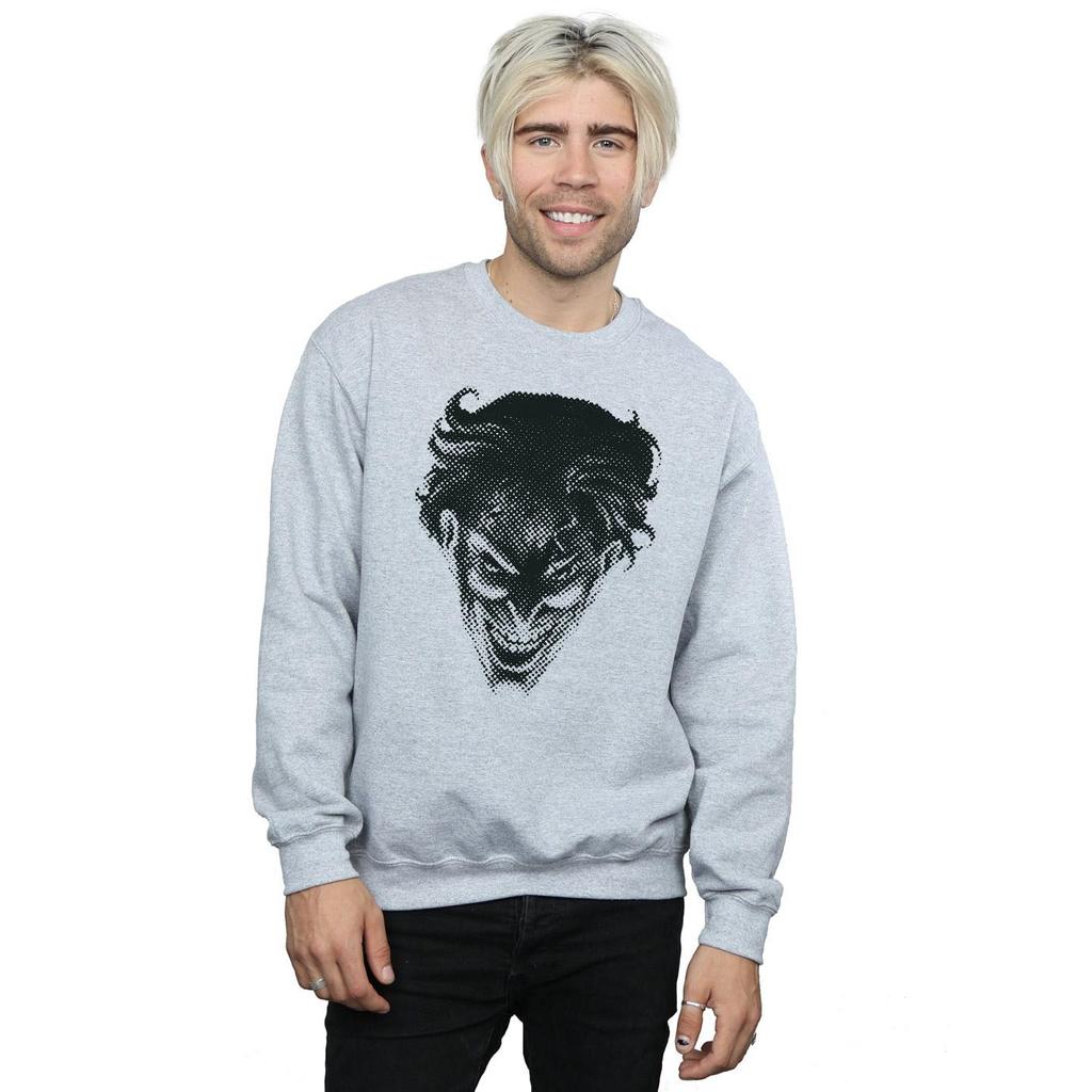 DC Comics Herren The Joker Spot Face Sweatshirt