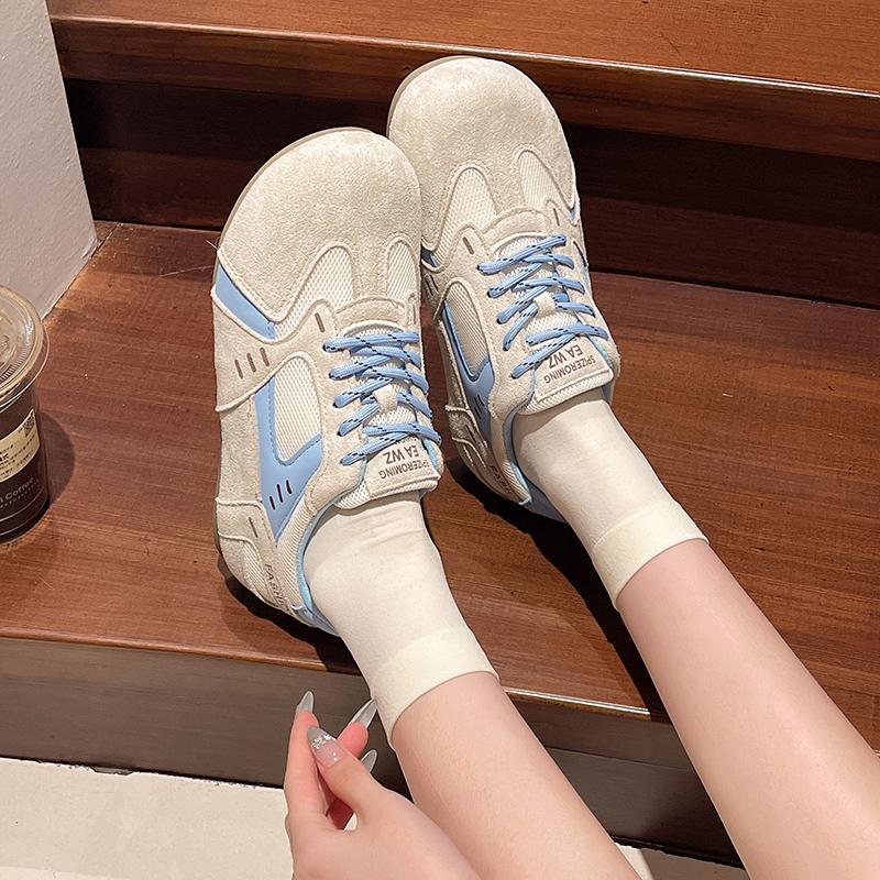 Fashion 2025 Female Early Spring New Internal Increase Puff Big Head Leisure All-match Sports Female Board Shoes