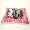 Lovely Plush Kittens Doll Toy Home Decoration Car-Styling Car Ornaments Cute Simulation Sleeping Cats Dashboard Decoration