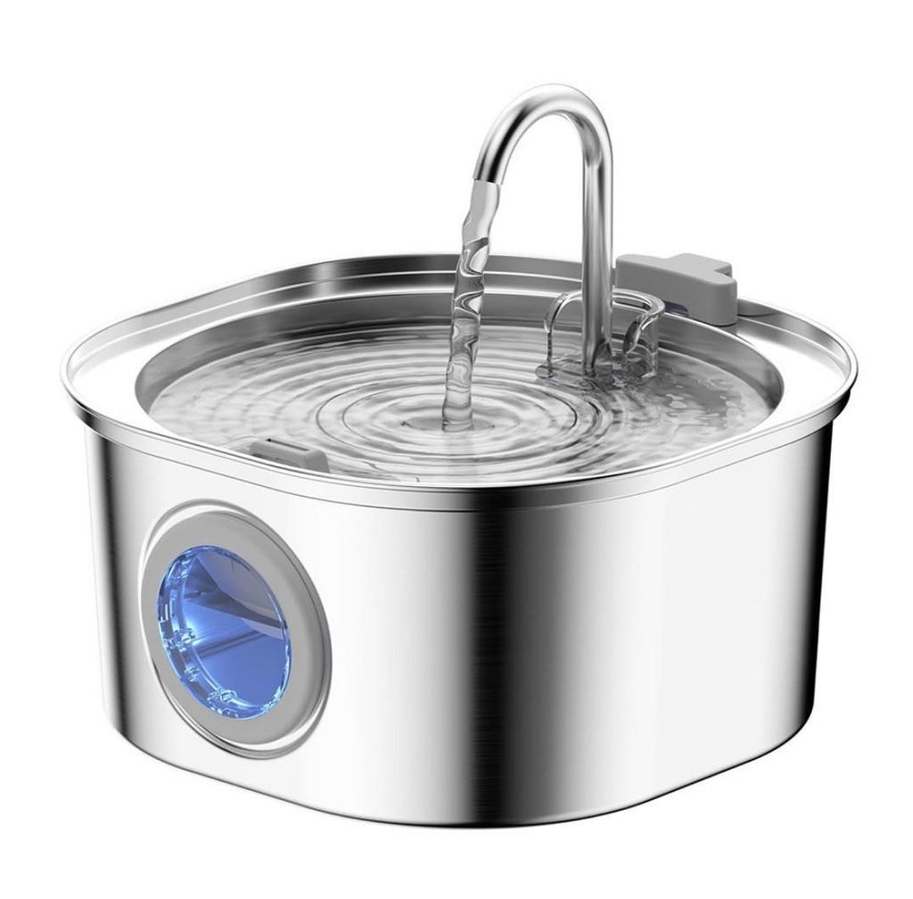 3.2L Stainless Steel Automatic Pet Water Fountain for Cats and Dogs
