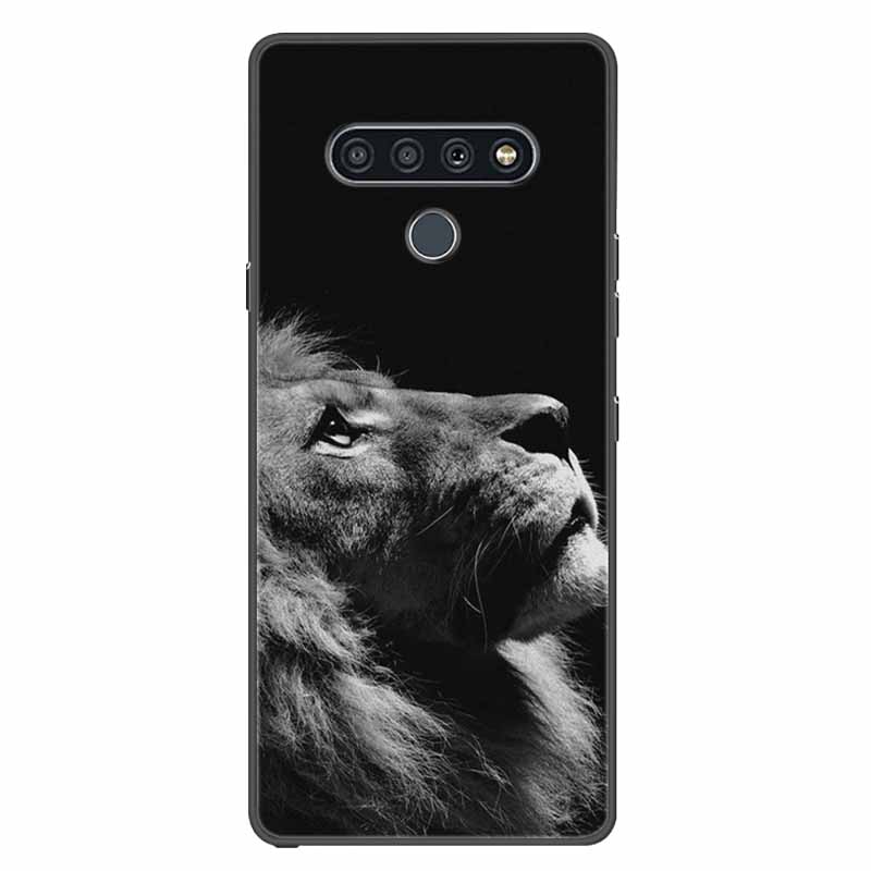 For LG K41s K51s Case Silicone Soft Fashion Animal Back Cover for LG Q70 Q60 Case Protector On for LGQ60 K 51S Cartoon Phone Bag