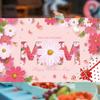 Polyester Mom Photography Backdrop Pink Flower Hanging Background  Home Party Decor