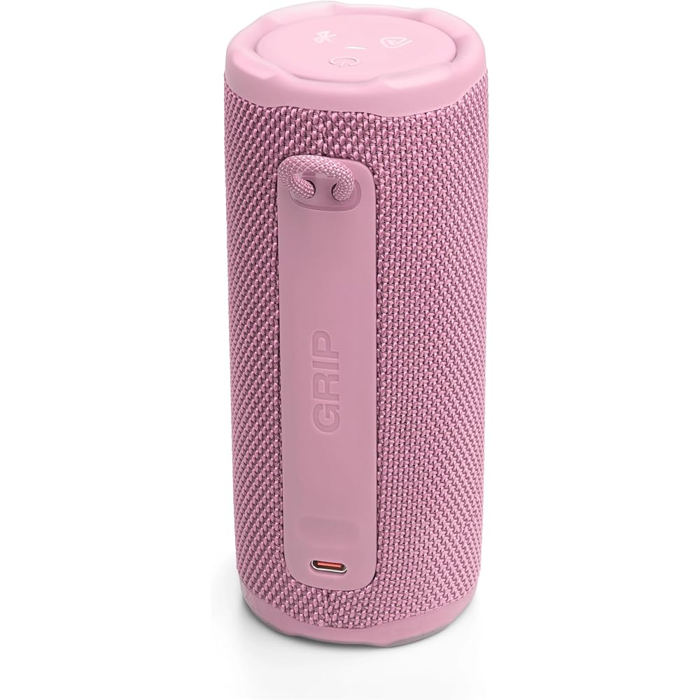 JBL GRIP / Smart Size Portable Speaker / Bluetooth Compatible / IP68 Dustproof & Waterproof / Ambient Light / App Compatible / USB-C / AURA CAST Multi