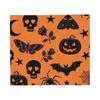 Halloween Blankets Orange Black Cats Pumpkins Bats Fuzzy Throw Blanket Airplane Travel Decoration Ultra-Soft Warm Bedspreads