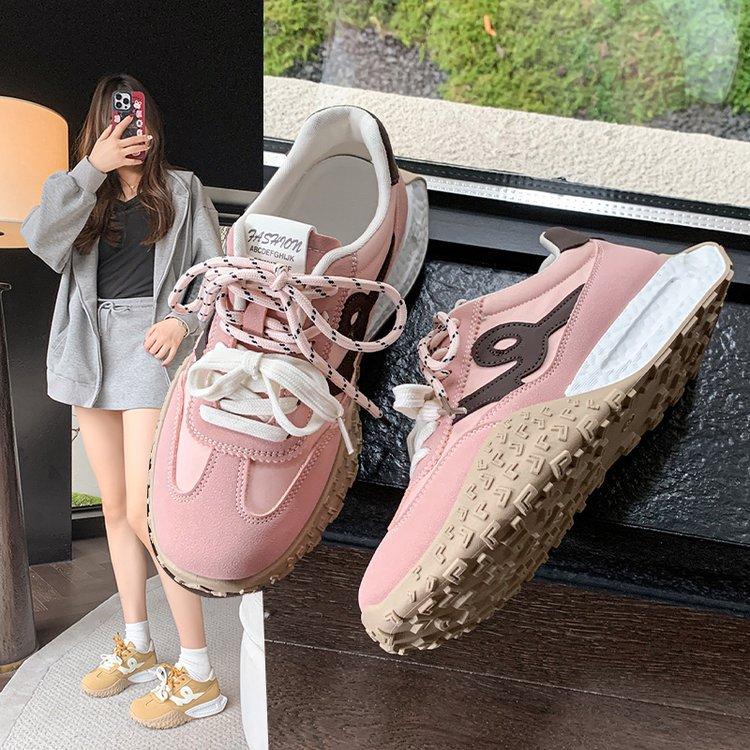 Dexun Shoes Women's 2025 Spring New Sports Shoes Lightweight and Versatile Fashion Niche Original Personalized Casual Shoes Women's Shoes