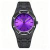 Mens Luminous Waterproof Watch Octagonal Analog Quartz Wrist Watch with Date Display