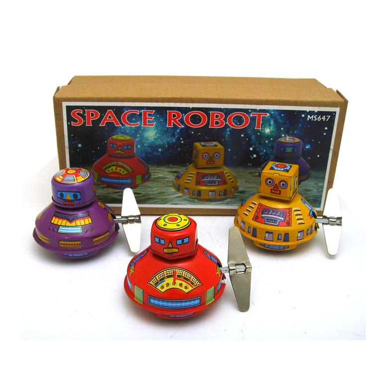 MS647 Space Robot Tinplate Ornament - Adult Collectible Craft Toy MS647