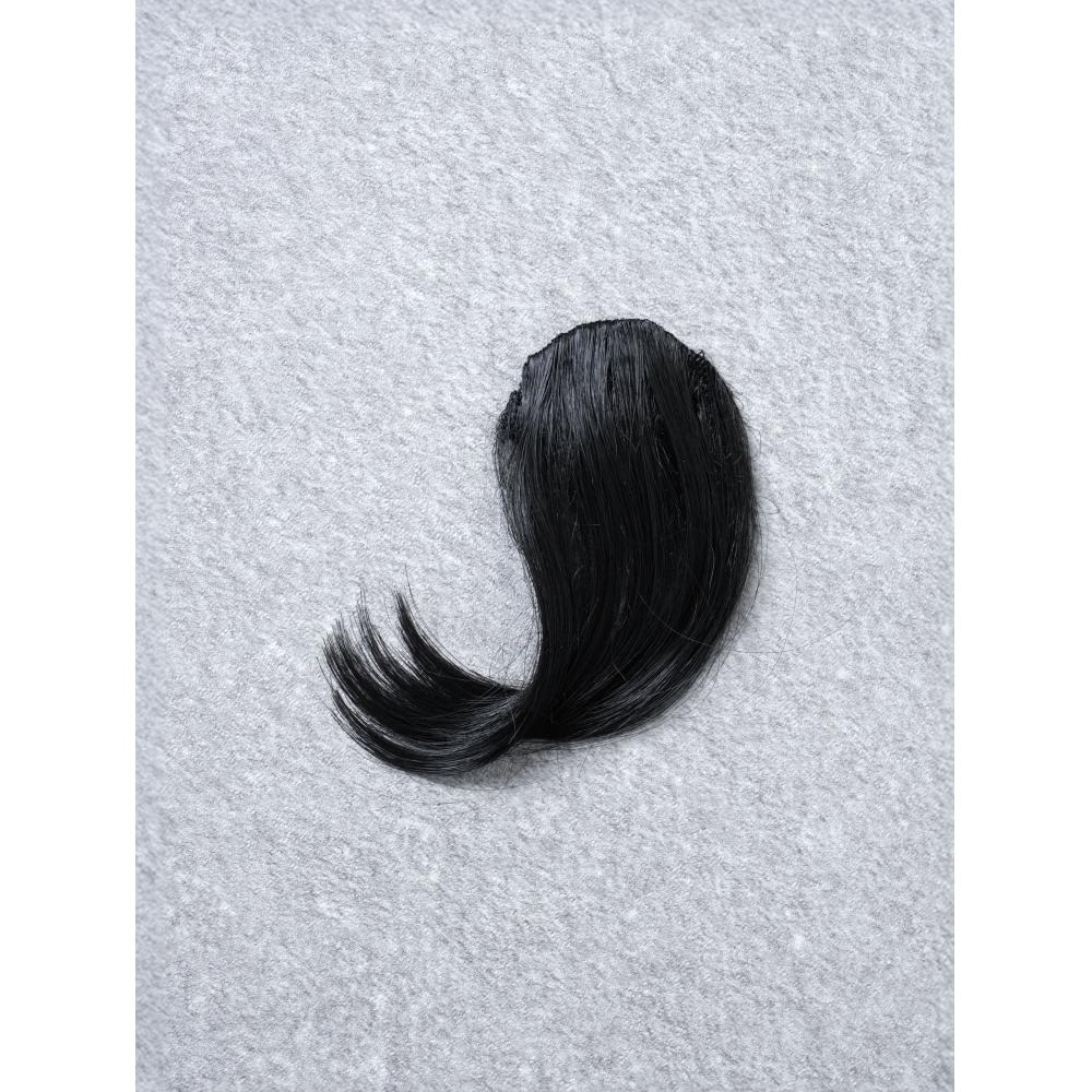 Daiso Flequillo Transparente Negro