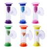 Plastic Glass Tooth Brushing With Suction Cup Shower Timer Rotatable For  Time Funnel Hourglass Sand Clock Desktop Ornament