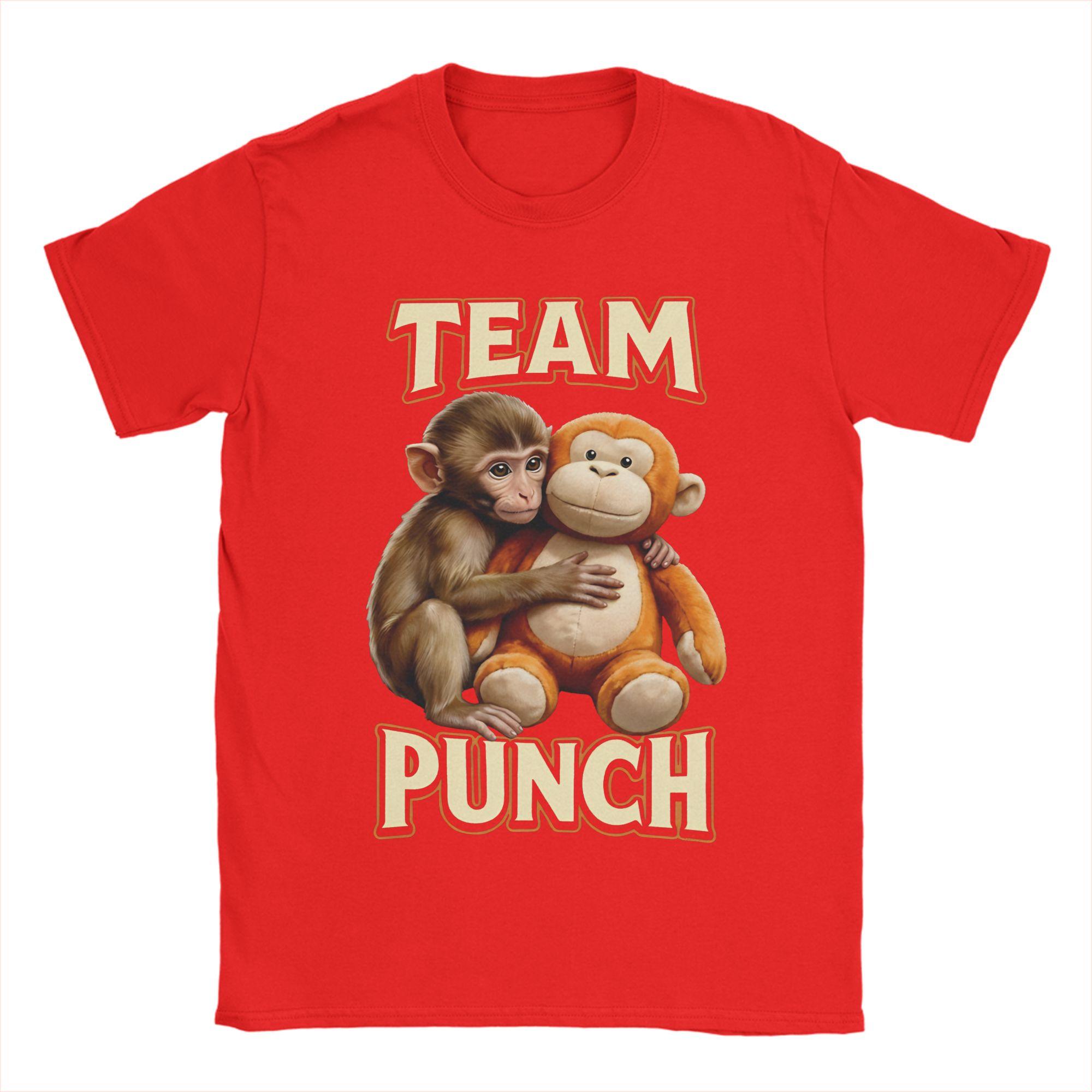 T Shirt Beach Punch Monkey Funny Animal Novelty T Shirts  Cotton Tee Shirt for Mens Y2K Funny Plus Size Short Sleeve Tees S