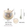 Ceramic Lucky Cat Lard Storage Jar