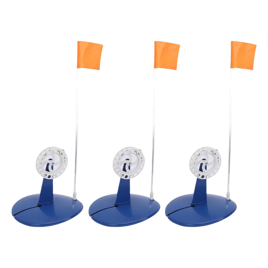 3 ks Vlaječky na ledový rybolov Přenosný indikátor záběru proti chladu pro zimní rybolovný náčiní a příslušenství