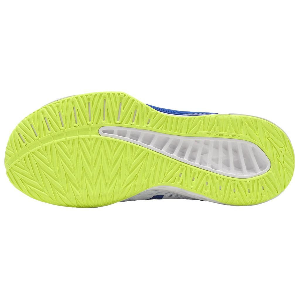 Mizuno Lightning Select Comfortable Fit Supportive Breathable Volleyball Shoes Unisex sneaker White Blue V1GA267039