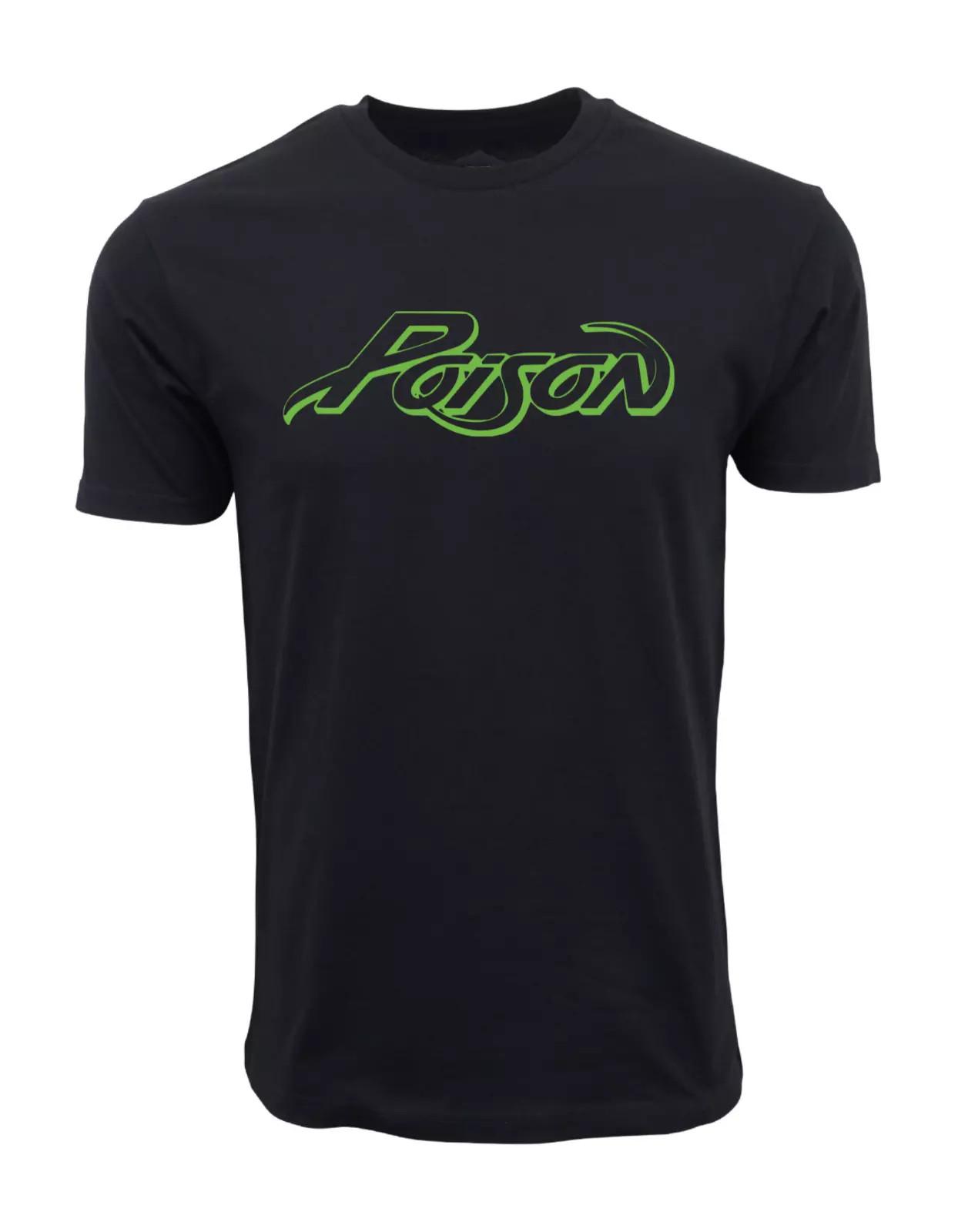 Poison Band Music Poison Logo T Shirt Mens Womens Tees Top Full Size S-4XL 2XL