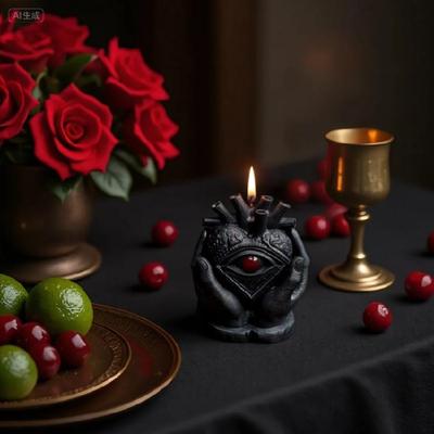 Halloween Candle Mold,Mystics Eye Candle Silicone Mold for Candle Making,DIYS Resin Crafts Mold for Aromatherapys Candle