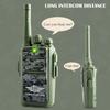 2Pcs Electronic Long Range Walkie Talkie Toys, Intercom Mini Interphone Digital Sound Communication Game Indoor and Outdoor