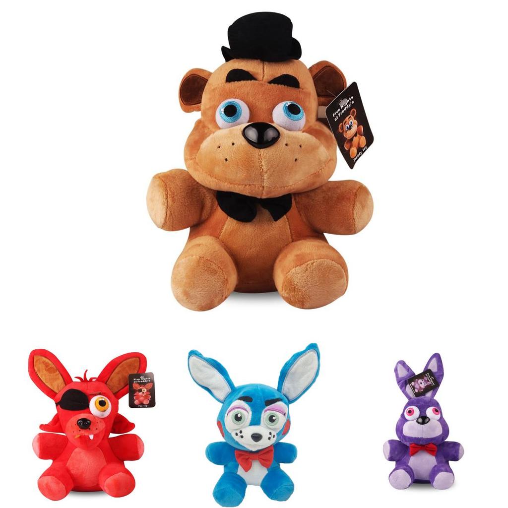 Cute Five Nights At Freddy's Fnaf Toy Plush Soft Gift 18/25cm Yellow Brown Purple Blue Red White