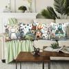 Home Decor Cute Cats Themed Pillow Covers Pattern Cushion Cover Suitable For Sofa Bedroom Car Pillow Cover