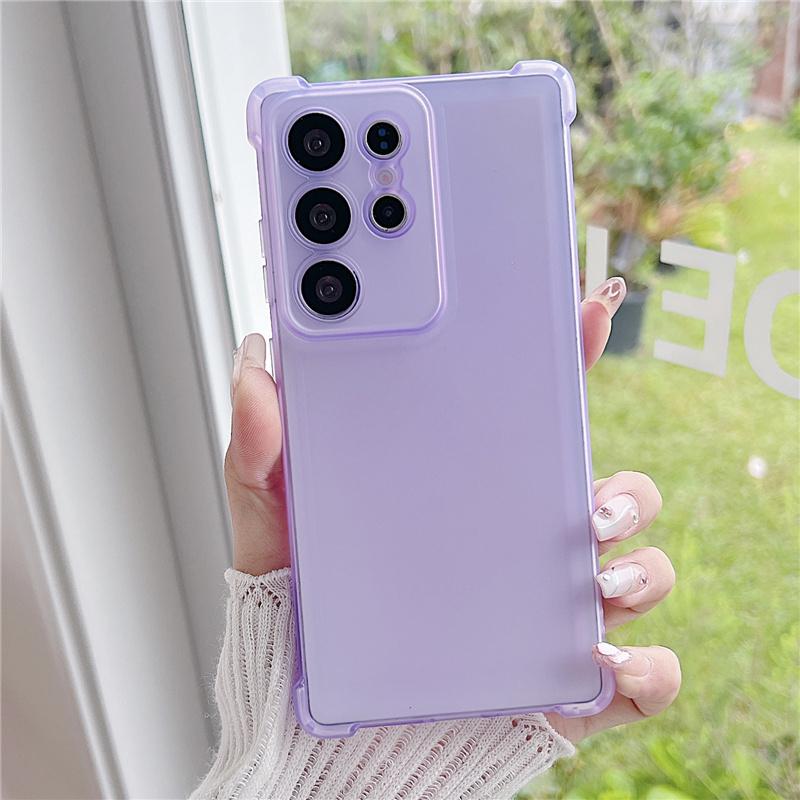 Candy Color Shockproof Transparent Matte Silicone Case On For Samsung Galaxy A56 A16 A36 A26 A06 A55 A35 A25 A15 A05S Soft Cover