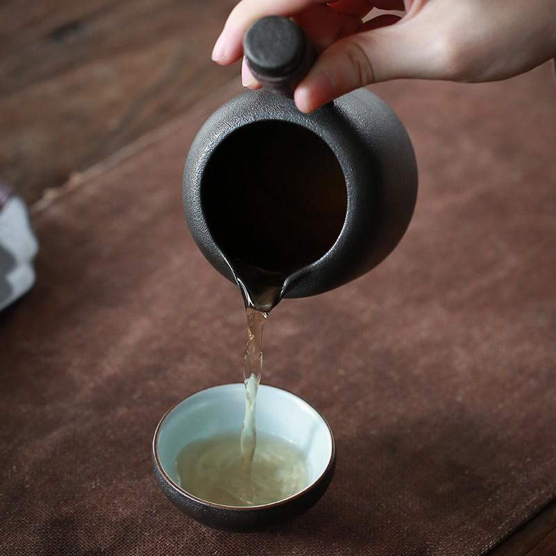 300ml Ceramic Fair Cup Coarse Pottery Even Cup Japanese Style Tea Cup