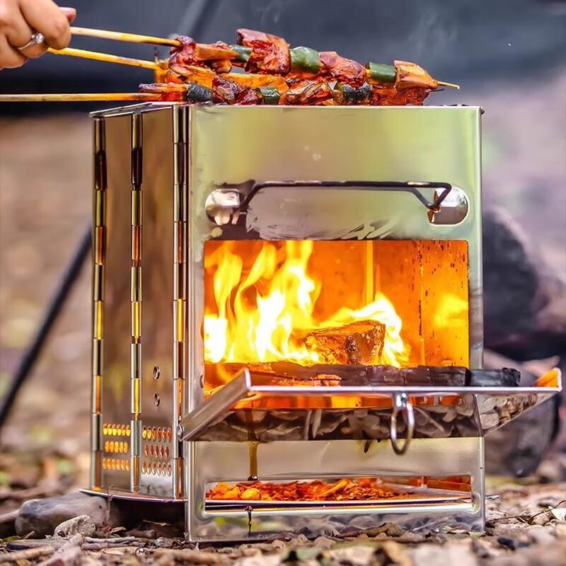 Portable Stainless Steel Camping Grill Stove