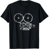 Cameraman Gift Old Movie Camera Cotton Men T Shirt
