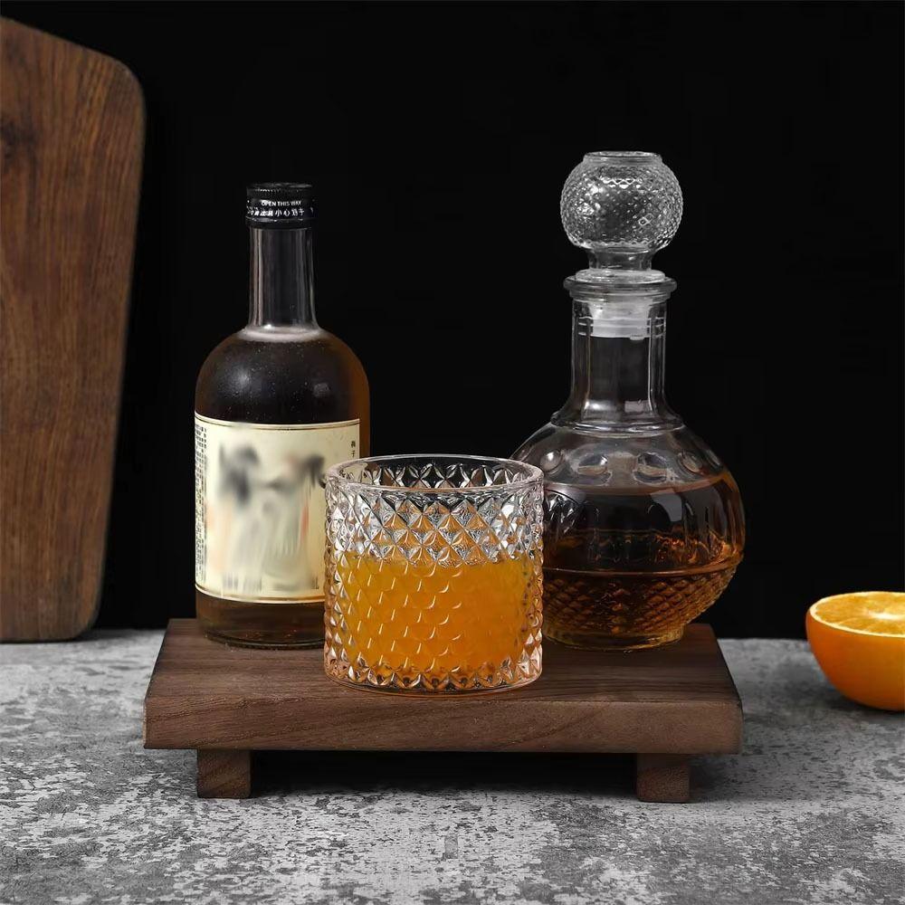 Retro Pedestal Stand Wooden Vanity Tray Home Decor Storage Holder Tray  Kitchen
