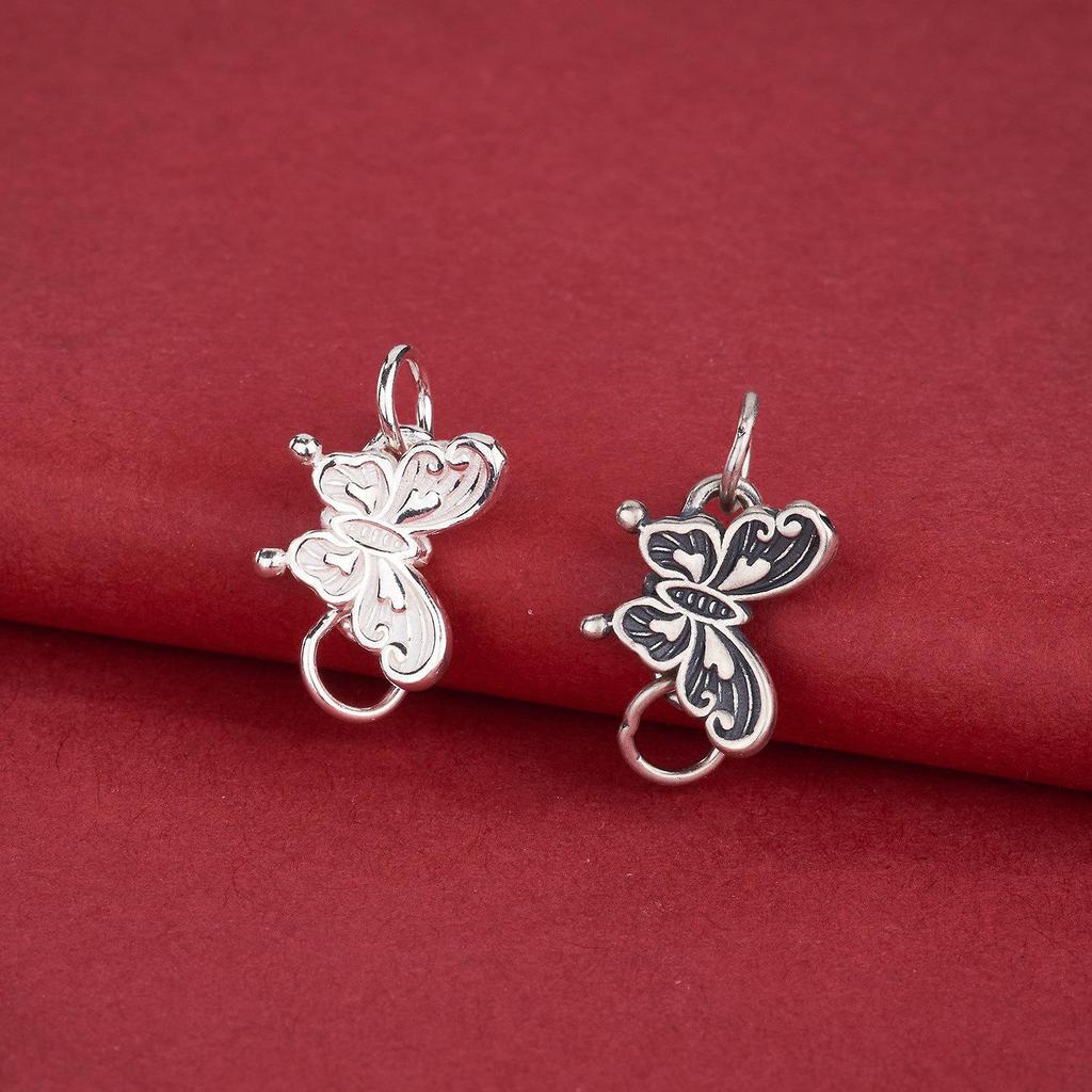 S925 Sterling Silver Butterfly Clasp for DIY Bracelets, Necklaces, Braided Rope, Beading, and Jewelry Accessories.