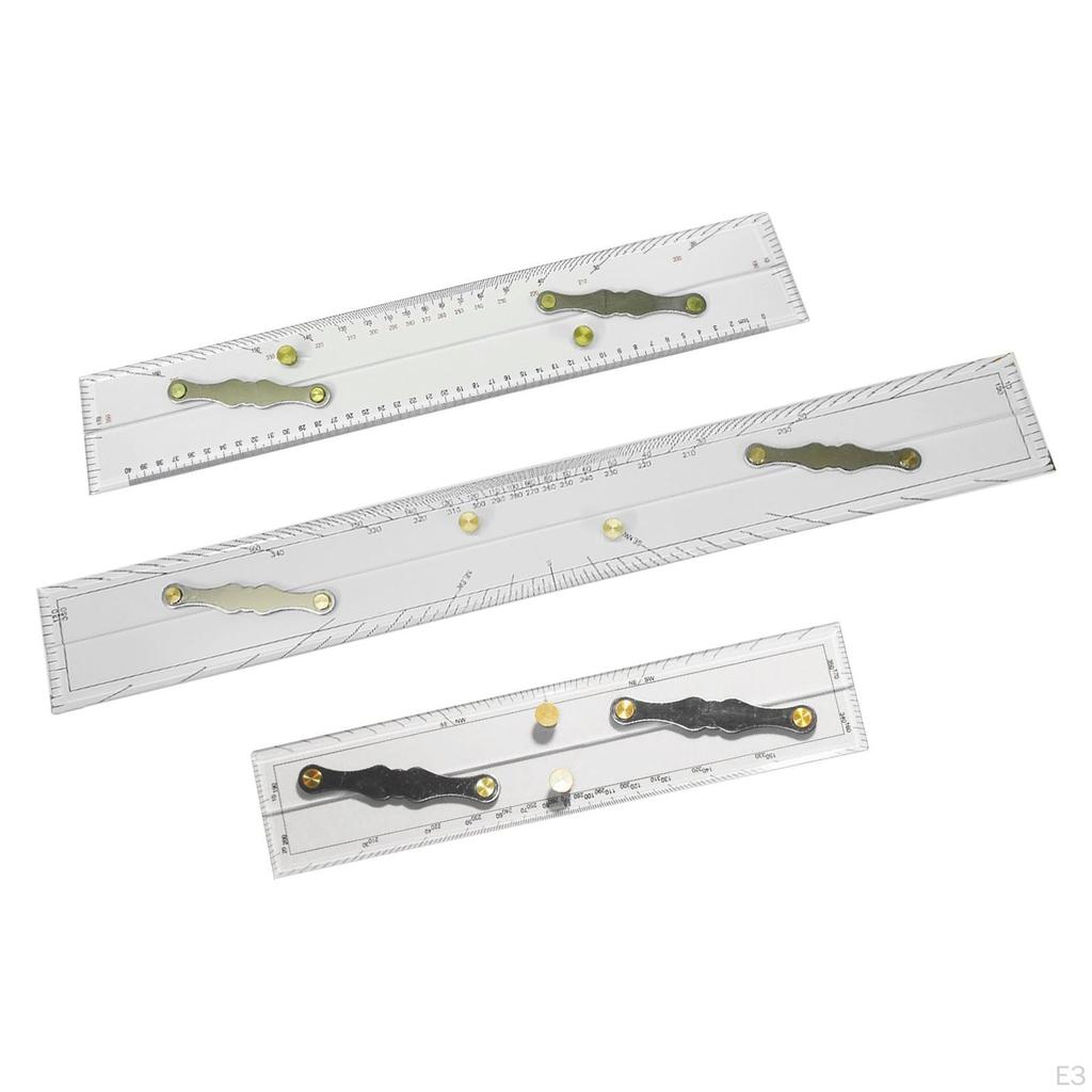 Marine Navigation Parallel Ruler Boat Accessories Compact Precision Portable for Ship Drawing