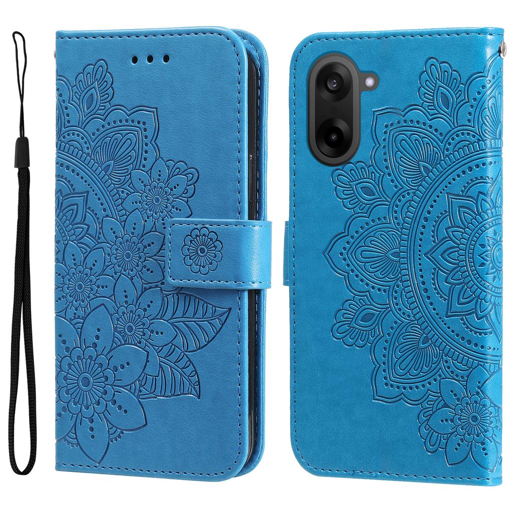 For OnePlus Ace 5 Racing 5G/OnePlus Nord CE5 5G Case Floral Pattern PU Leather Wallet Stand Phone Cover