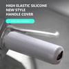 SEAMETAL Self Shrinking Motorcycle Handlebar Cover Silicone Non-Slip Anti Vibration Motorcycles Grip Covers Sleeve Protector