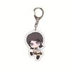Danganronpa Monokuma, Makoto Naegi & Junko Enoshima Acrylic Keychain Charm Figure